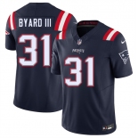 Men's New England Patriots #31 Kevin Byard III Navy 2026 F.U.S.E. Vapor Limited Stitched Football Jersey