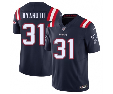 Men's New England Patriots #31 Kevin Byard III Navy 2026 F.U.S.E. Vapor Limited Stitched Football Jersey