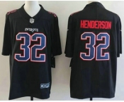 Men's New England Patriots #32 TreVeyon Henderson Limited Black Fashion Vapor Jersey