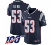 Men's New England Patriots #53 Kyle Van Noy Navy Blue Team Color Vapor Untouchable Limited Player 100th Season Football Jersey Men's New England Patriots #53 Kyle Van Noy Navy Blue Team Color Vapor Untouchable Limited Player 100th Season Football Jersey
