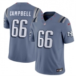 Men's New England Patriots #66 Will Campbell 2025 F.U.S.E. “Rivalries” Vapor Limited Football Stitched Jersey