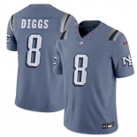 Men's New England Patriots #8 Stefon Diggs 2025 F.U.S.E. “Rivalries” Vapor Limited Football Stitched Jersey