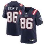 Men's New England Patriots #86 Efton Chism III Nike Navy Team Game Jersey Men's New England Patriots #86 Efton Chism III Nike Navy Team Game Jersey