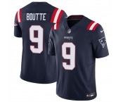 Men's New England Patriots #9 Kayshon Boutte Navy 2025 F.U.S.E. Vapor Limited Football Stitched Jersey