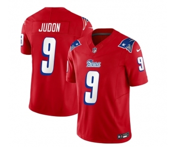 Men's New England Patriots #9 Matthew Judon Red 2023 F.U.S.E. Vapor Limited Football Stitched Jersey