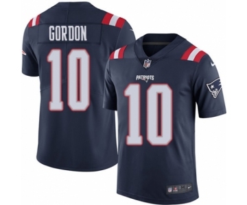 Men's Nike New England Patriots #10 Josh Gordon Limited Navy Blue Rush Vapor Untouchable NFL Jersey
