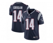 Men's Nike New England Patriots #14 Steve Grogan Vapor Untouchable Limited Navy Blue Team Color NFL Jersey