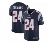 Men's Nike New England Patriots #24 Stephon Gilmore Navy Blue Team Color Vapor Untouchable Limited Player NFL Jersey