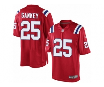 Men's Nike New England Patriots #25 Bishop Sankey Limited Red Alternate NFL Jersey