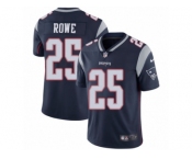Men's Nike New England Patriots #25 Eric Rowe Vapor Untouchable Limited Navy Blue Team Color NFL Jersey