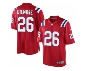 Men's Nike New England Patriots #26 Stephon Gilmore Limited Red Alternate NFL Jersey