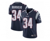 Men's Nike New England Patriots #34 Rex Burkhead Vapor Untouchable Limited Navy Blue Team Color NFL Jersey