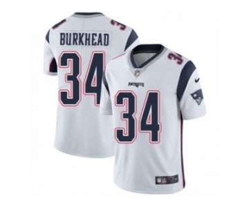 Men's Nike New England Patriots #34 Rex Burkhead Vapor Untouchable Limited White NFL Jersey