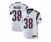Men's Nike New England Patriots #38 Brandon Bolden Vapor Untouchable Limited White NFL Jersey