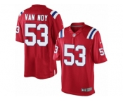 Men's Nike New England Patriots #53 Kyle Van Noy Limited Red Alternate NFL Jersey