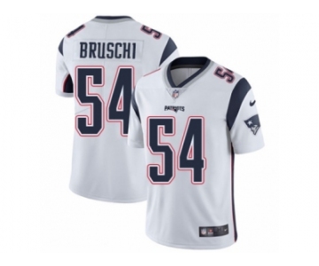 Men's Nike New England Patriots #54 Tedy Bruschi Vapor Untouchable Limited White NFL Jersey