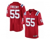Men's Nike New England Patriots #55 Jonathan Freeny Limited Red Alternate NFL Jersey