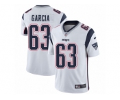 Men's Nike New England Patriots #63 Antonio Garcia Vapor Untouchable Limited White NFL Jersey