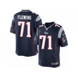 Men's Nike New England Patriots #71 Cameron Fleming Limited Navy Blue Team Color NFL Jersey
