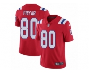 Men's Nike New England Patriots #80 Irving Fryar Vapor Untouchable Limited Red Alternate NFL Jersey