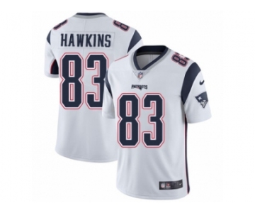 Men's Nike New England Patriots #83 Lavelle Hawkins Vapor Untouchable Limited White NFL Jersey