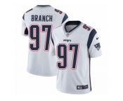 Men's Nike New England Patriots #97 Alan Branch Vapor Untouchable Limited White NFL Jersey