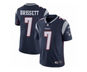 Nike Patriots #7 Jacoby Brissett Navy Blue Team Color Men's Stitched NFL Vapor Untouchable Limited Jersey