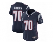 Women Nike New England Patriots #70 Adam Butler Navy Blue Team Color Vapor Untouchable Limited Player NFL Jersey