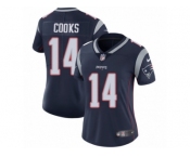 Women's Nike New England Patriots #14 Brandin Cooks Vapor Untouchable Limited Navy Blue Team Color NFL Jersey