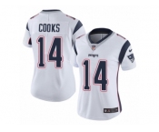 Women's Nike New England Patriots #14 Brandin Cooks Vapor Untouchable Limited White NFL Jersey