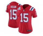 Women's Nike New England Patriots #15 Chris Hogan Vapor Untouchable Limited Red Alternate NFL Jersey
