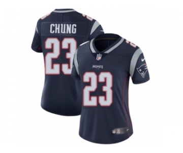 Women's Nike New England Patriots #23 Patrick Chung Vapor Untouchable Limited Navy Blue Team Color NFL Jersey