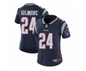 Women's Nike New England Patriots #24 Stephon Gilmore Navy Blue Team Color Vapor Untouchable Limited Player NFL Jersey