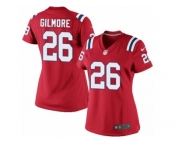 Women's Nike New England Patriots #26 Stephon Gilmore Limited Red Alternate NFL Jersey