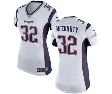 Women's Nike New England Patriots #32 Devin McCourty White NFL Jersey
