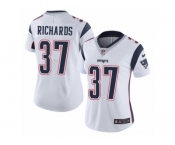 Women's Nike New England Patriots #37 Jordan Richards Vapor Untouchable Limited White NFL Jersey