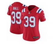 Women's Nike New England Patriots #39 Montee Ball Vapor Untouchable Limited Red Alternate NFL Jersey