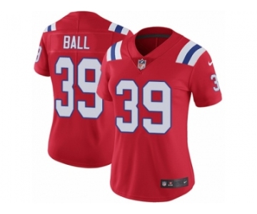 Women's Nike New England Patriots #39 Montee Ball Vapor Untouchable Limited Red Alternate NFL Jersey