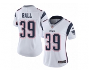 Women's Nike New England Patriots #39 Montee Ball Vapor Untouchable Limited White NFL Jersey