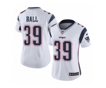 Women's Nike New England Patriots #39 Montee Ball Vapor Untouchable Limited White NFL Jersey