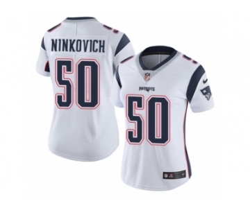 Women's Nike New England Patriots #50 Rob Ninkovich Vapor Untouchable Limited White NFL Jersey
