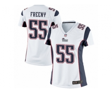 Women's Nike New England Patriots #55 Jonathan Freeny Limited White NFL Jersey