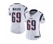 Women's Nike New England Patriots #69 Shaq Mason Vapor Untouchable Limited White NFL Jersey