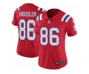 Women's Nike New England Patriots #86 Rob Housler Vapor Untouchable Limited Red Alternate NFL Jersey