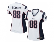 Women's Nike New England Patriots #88 Martellus Bennett White Stitched NFL New Jersey