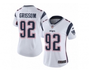 Women's Nike New England Patriots #92 Geneo Grissom Vapor Untouchable Limited White NFL Jersey