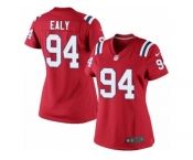 Women's Nike New England Patriots #94 Kony Ealy Limited Red Alternate NFL Jersey