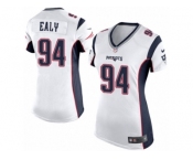 Women's Nike New England Patriots #94 Kony Ealy Limited White NFL Jersey