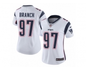 Women's Nike New England Patriots #97 Alan Branch Vapor Untouchable Limited White NFL Jersey