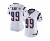 Women's Nike New England Patriots #99 Vincent Valentine Vapor Untouchable Limited White NFL Jersey